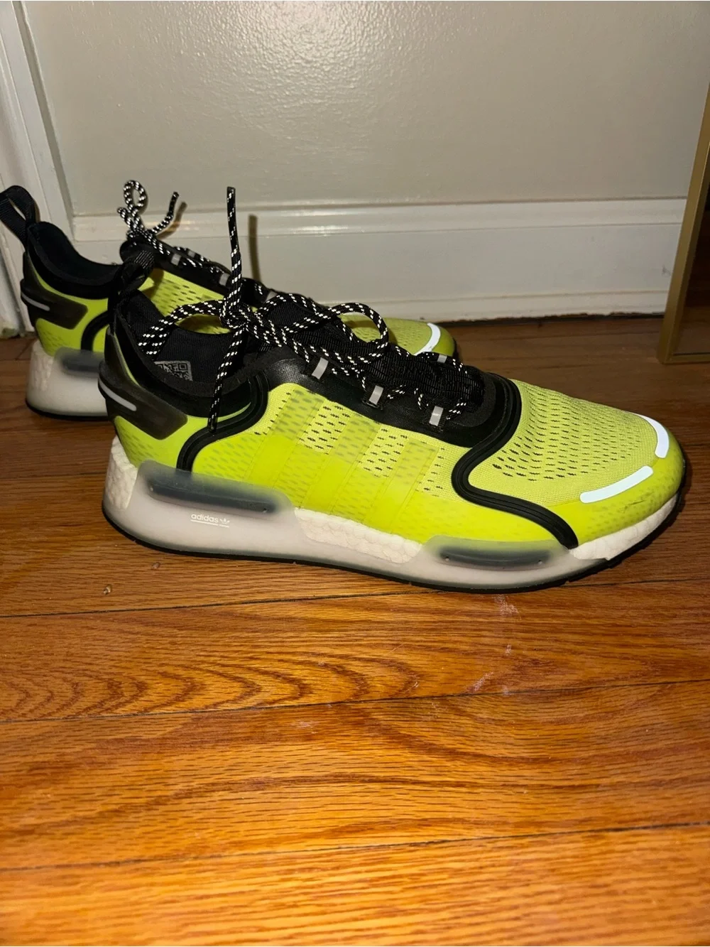 adidas Neon & Black Sneakers - Picture 1 of 6